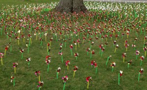 Pinwheels are fun and attractive but meant DEATH for one Lankville area man.