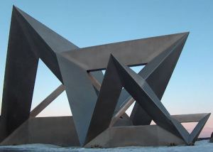 Some of the triangles from the triangle garden.