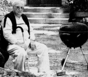 The old man who was "grilled".  