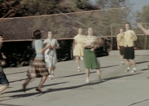 Also, we have a girls volleyball team.