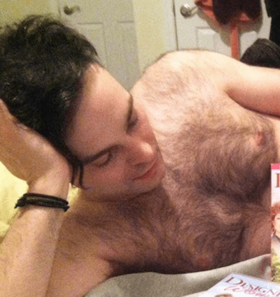 One of the Royer nude photographs (money shot removed).