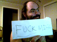 My manager Scott relaxing at home.