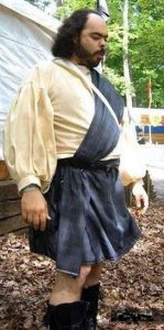 ​Scott in his traditional outfit.