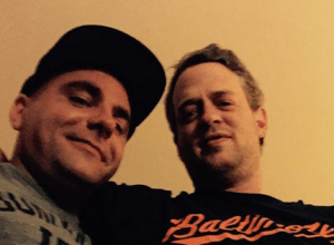 Dr. Thurston (left) with a men's.