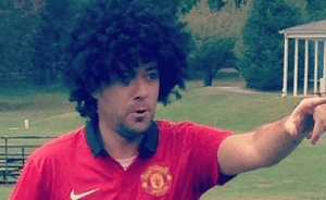 Goberman during a recent rally.