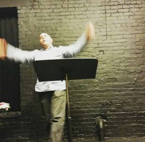 This bumpkin attempted to give a press conference on the running phenomenon but ended up just waving his arms for 45 minutes.