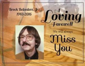 Brock Belvedere ceremonial collectible keepsake.