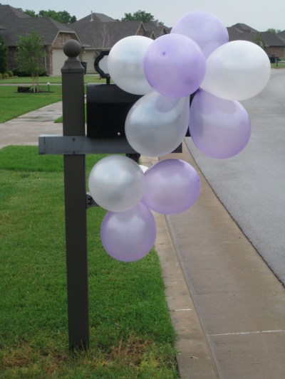 The lovely balloons.